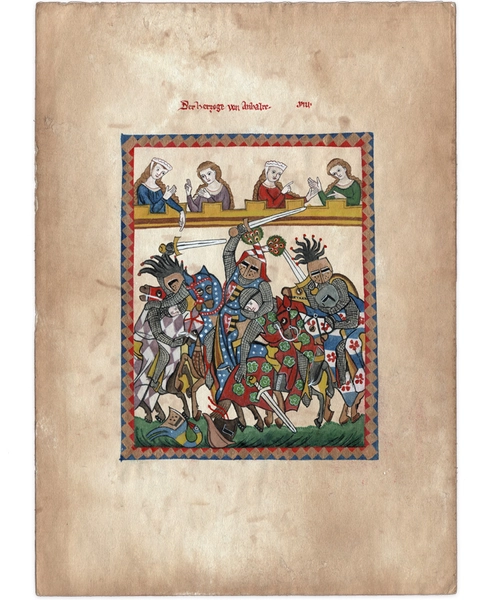 Codex Manesse. ca. 1305-1340 | Handmade Replica | Scriptorium.dk