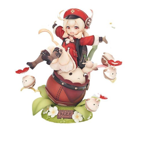REOZIGN Klee Figure Genshin Impact Klee Statue, 18cm 1/7 Klee Static Figure Game Genshin Impact Cosplay Anime Figures PVC Model Doll Collection Doll