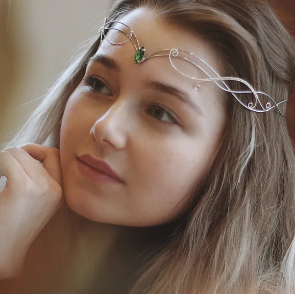 Crown fairy | tiara | fairy dress | elven tiara | wedding tiara | circlet | wedding headpiece | celestial headpiece | crown | flower crown