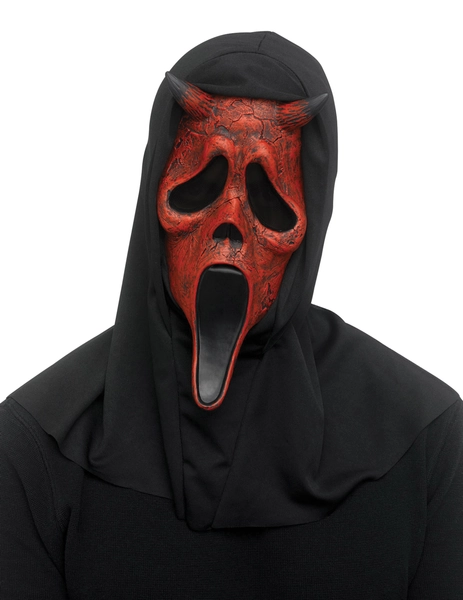 ghostface red devil mask