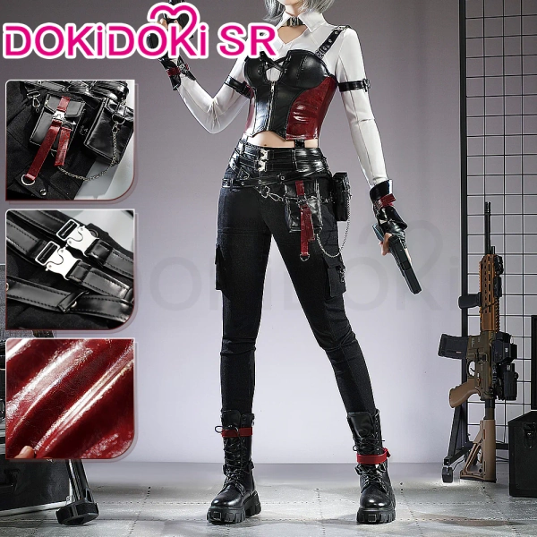 【S Ready For Ship】DokiDoki-SR Game Love and Deepspace Cosplay Protagonist Costume Deepspace deep space Hunter Outfit / Shoes