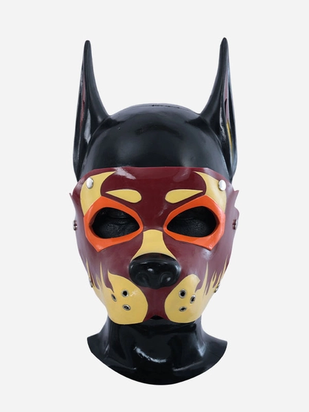 Silicone Muzzle Puppy Hood – Flame - Silicone Masks, Silicone Muscle-Smitizen