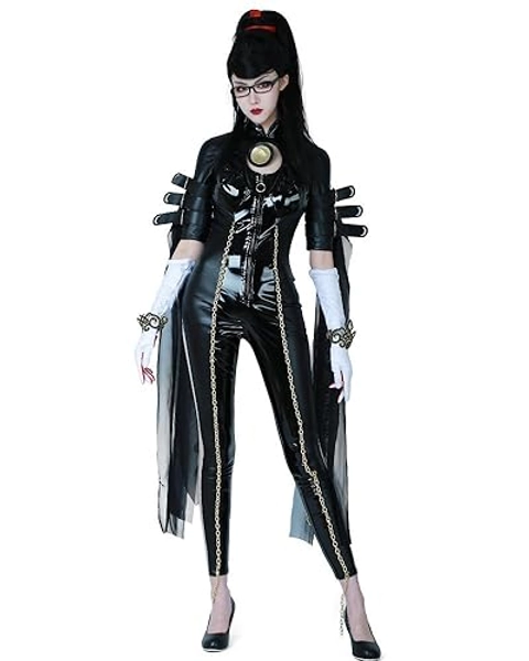 miccostumes Women's Witch Cosplay Bodysuit Halloween Costume With Gloves Headband
