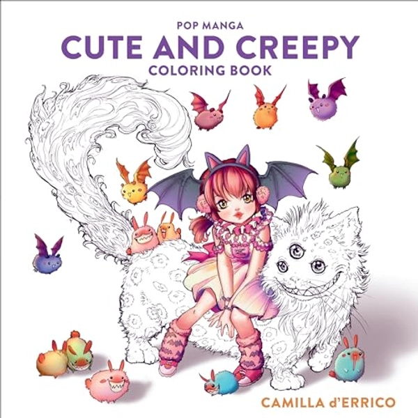 Pop Manga Cute and Creepy Coloring Book