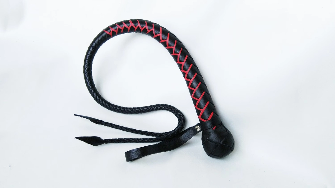 Leather whip