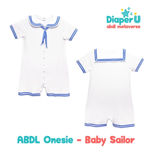 ABDL Adult Baby Onesie - Baby Sailor