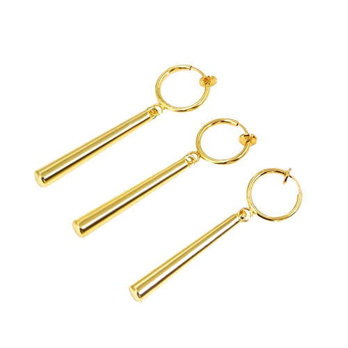 Roronoa Zoro Earrings Clip On- Gold Anime Costume Cosplay Earrings - Figure Earrings For Anime Lovers - zoro clip on A earrings
