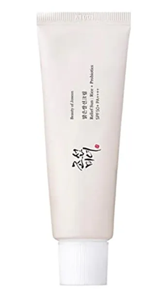 Beauty of Joseon Rice Probiotics Sunscreen Spf 50+ Sunscreen avec extraits de riz.