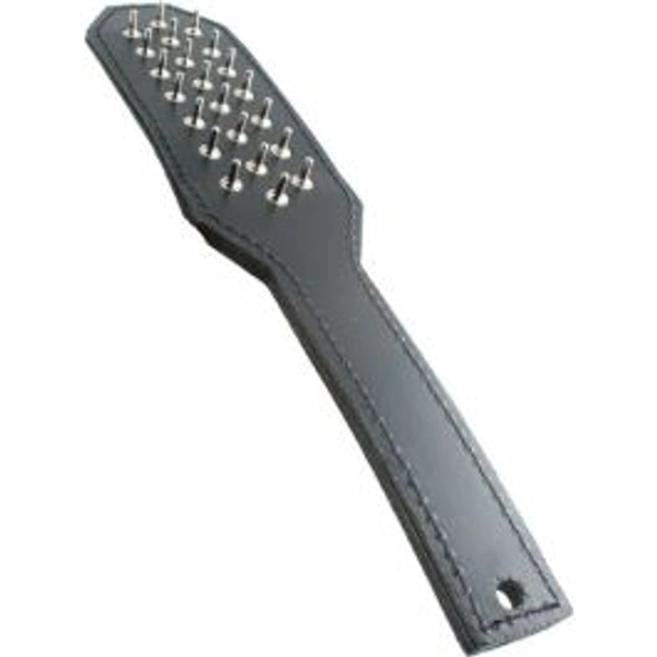Mister B Impact Leather Paddle With Dull Pins Small