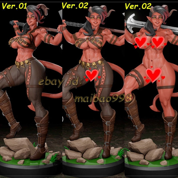 Karlach with NSFW 3D Print Garage Kit Figure Model Kit Unpainted Unassembled GK