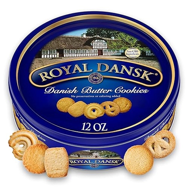 Royal Dansk Danish Cookie Selection, No Preservatives or Coloring Added, 12 Oz. (Pack of 1)
