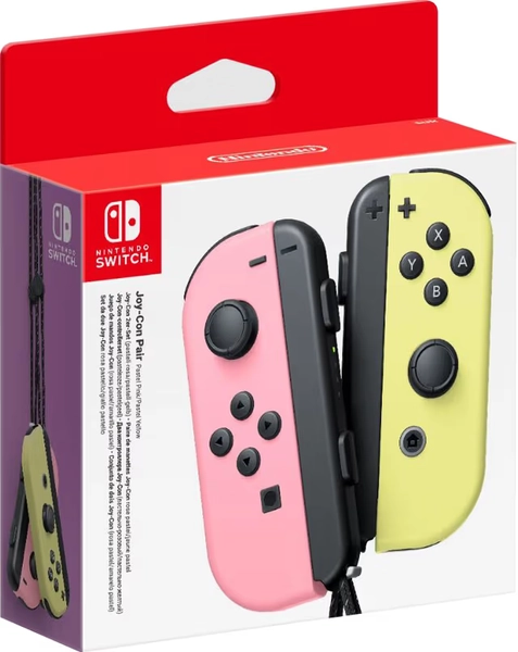 Nintendo Switch Joy-Con kontrollpar (pastellrosa + pastellgul)