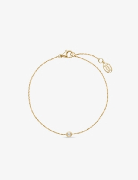 Cartier d’Amour small 18ct yellow-gold and 0.09ct diamond bracelet