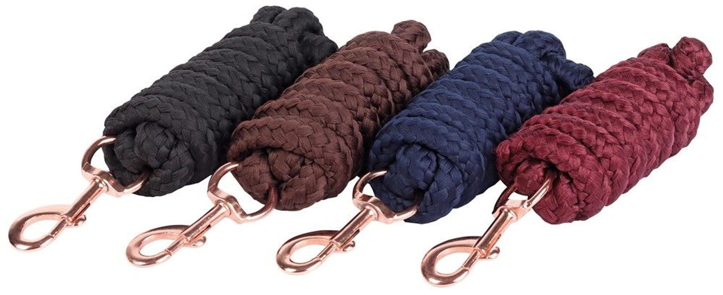 Harry's Horse Halstertouw Soft Musketon Rosegold 1.8m