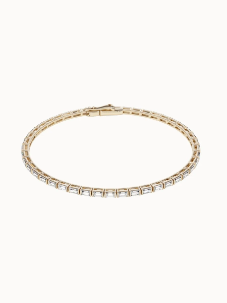 Classic Baguette Diamond Tennis Bracelet
