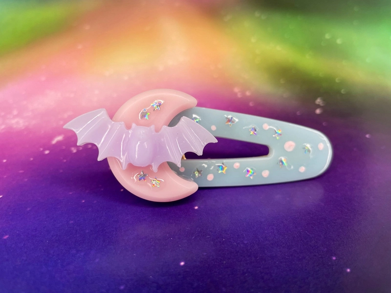 Feeling Batty Hair Clips