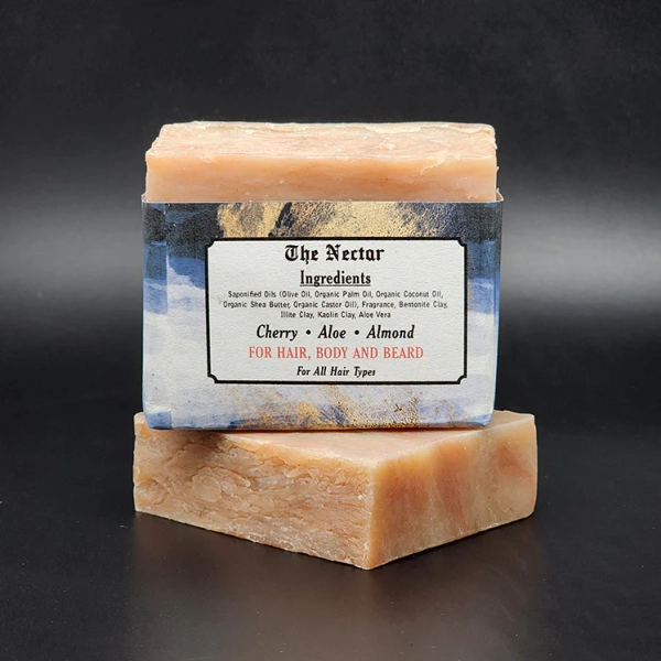 The Nectar Handmade Vegan Bar Soap for Hair, Body and Beard