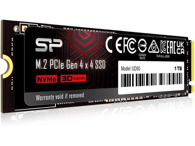 Silicon Power 1TB UD90 NVMe 4.0 Gen4 PCIe M.2 SSD R/W up to 5,000/4,800 MB/s (SU01KGBP44UD9005SN)