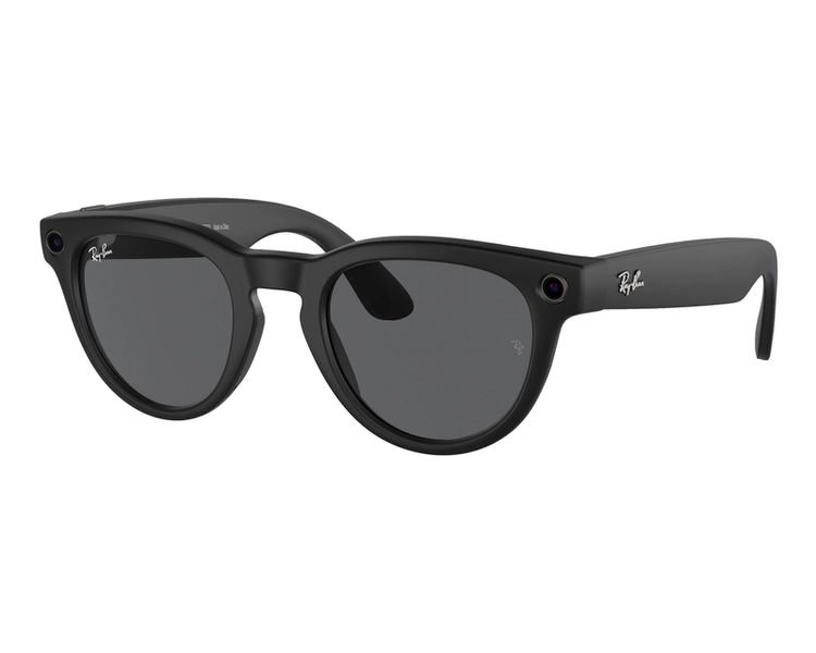 Meta Headliner Smart Glasses | Meta Headliner Smart Glasses Matte Black/Charcoal Black, Size 50 frame