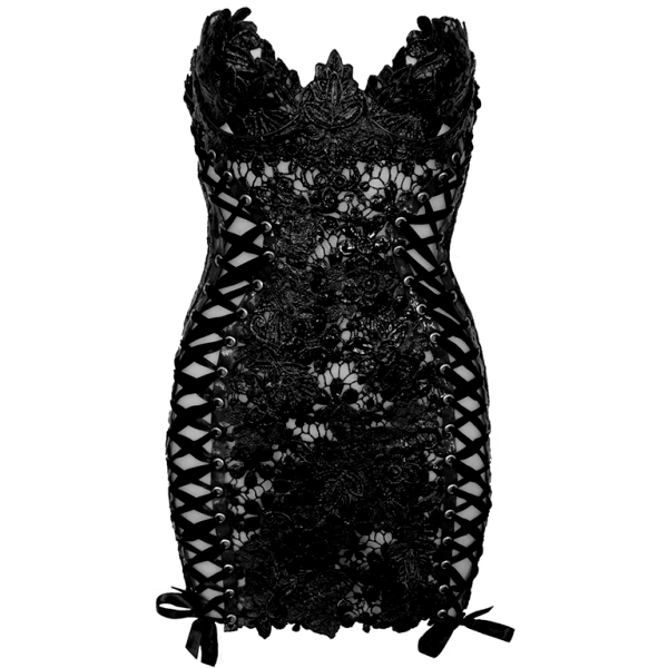 Elissa Poppy Corset Dress