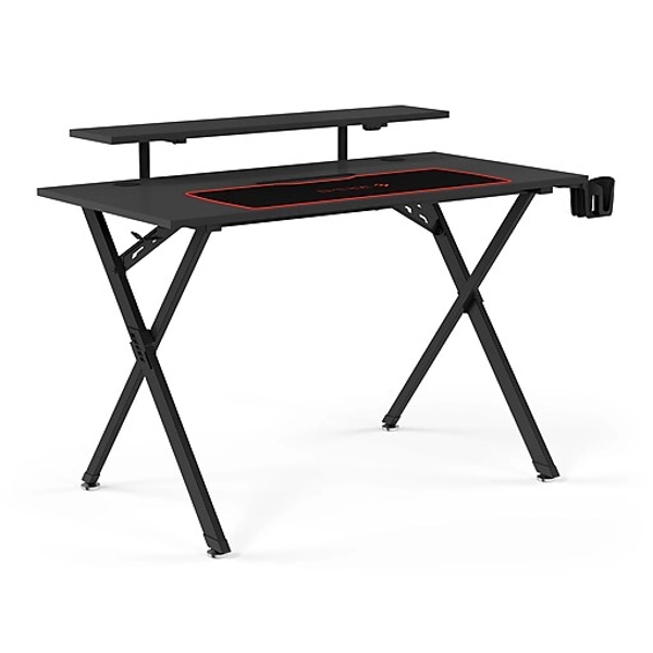 Emerge Vizon 47"W Gaming Desk, Black (59260)