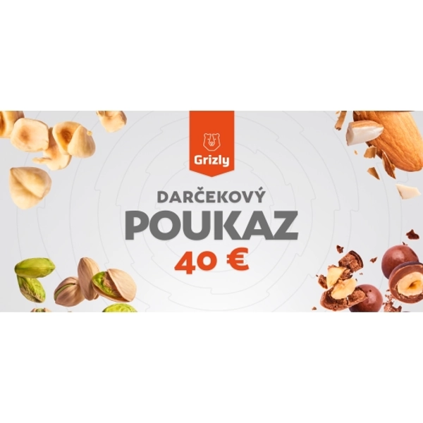Darčekový elektronický kupón 40 €