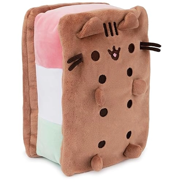GUND Pusheen Neapolitan Ice Cream Sandwich Pusheen Plush