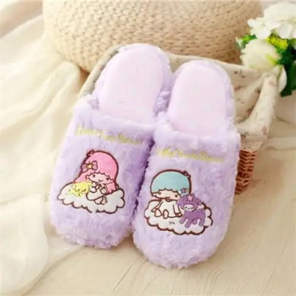 Plush Starry Kawaii Slippers for Cosparty Fun