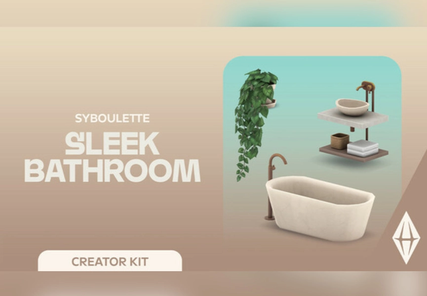 The Sims 4 - Sleek Bathroom Kit DLC PC EA App CD Key