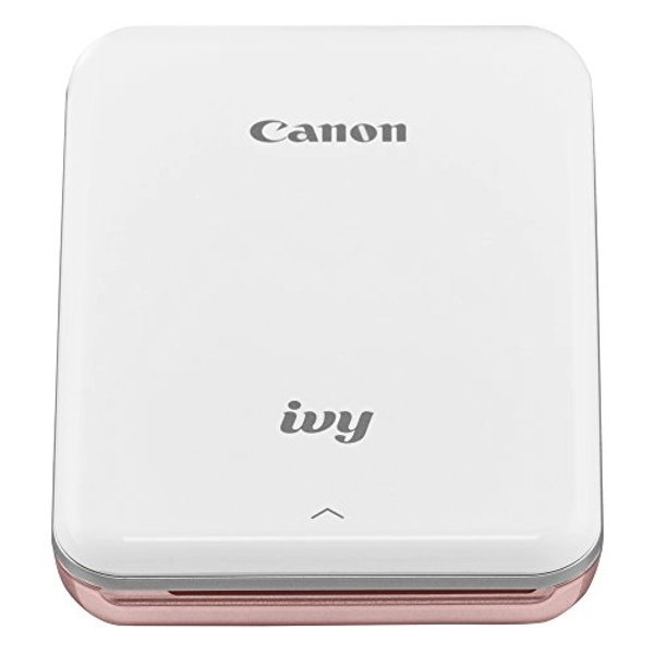 Canon IVY Mini Photo Printer for Smartphones (Rose Gold) - Sticky-back prints, Pocket-size