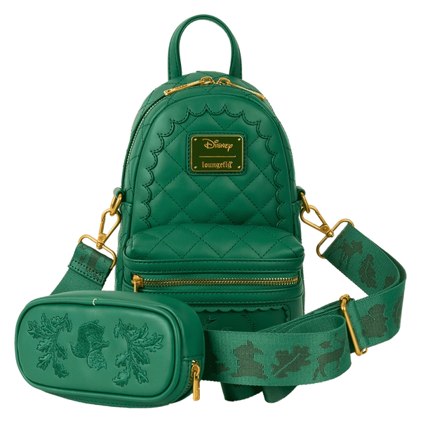 Bambi Quilted Texture Convertible Sling Crossbody Bag with Coin Bag