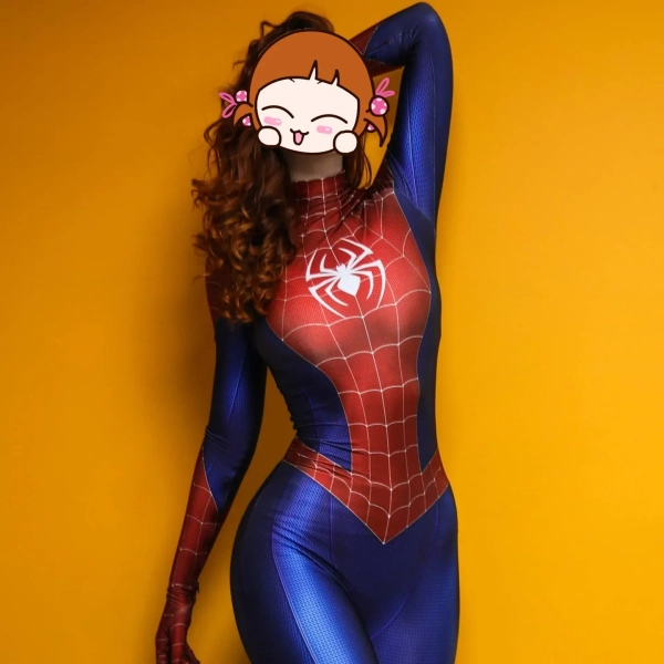 Woman Girls PS4 Game Spiderman Superhero Cosplay Costume Halloween Bodysuit Zentai Suit Adult  Jumpsuit - AliExpress 