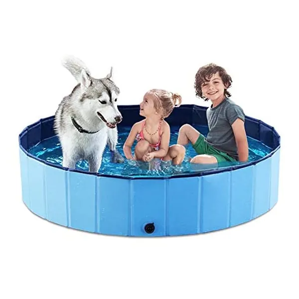 
                            Jasonwell Foldable Dog Pet Bath Pool Collapsible Dog Pet Pool Bathing Tub Kiddie Pool for Dogs Cats and Kids
                        