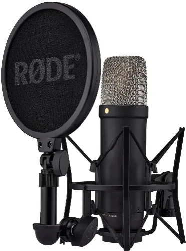 Microphone Boom Arms & Stands - Package RØDE PSA1+ Microphone Stand and NT1 5th Generation Studio Condenser Microphone Black - Best Buy