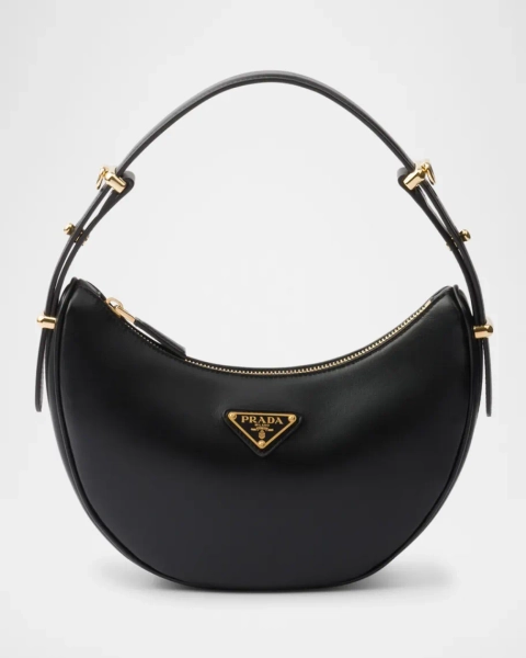 Prada Arque Small Calfskin Leather Bag