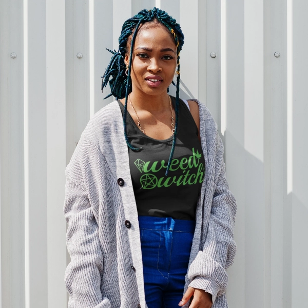 Weed Witch Racerback Tank