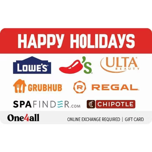 Happy Holidays Gift Card $100 (Email Delivery)