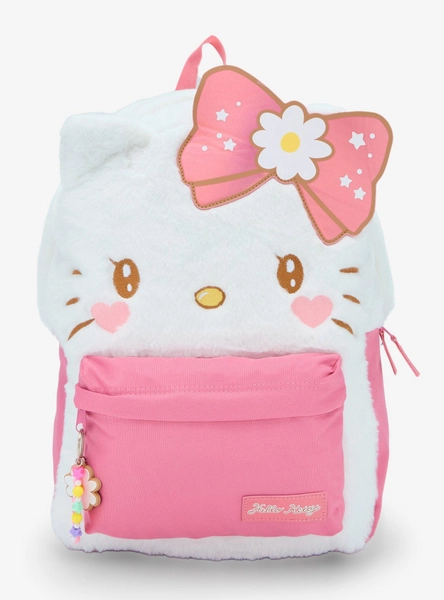 Hello Kitty Kawaii Fuzzy Backpack