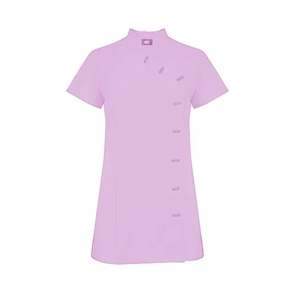 Black Beauty Tunic Spa Salon Beautician Tunic Nail Massage Therapist Black Uniform (Sizes Range 8-22)
