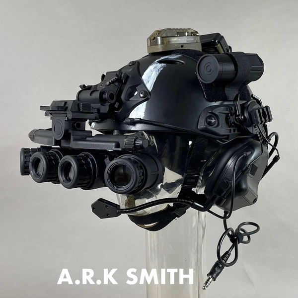 COD Ghost Nightwar Style Tactical Helmet & Illuminated Visible NVG Set