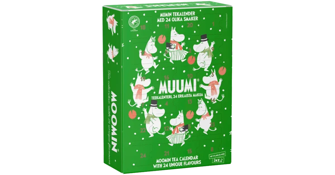Nordqvist Muumi Teejoulukalenteri RFA 40g