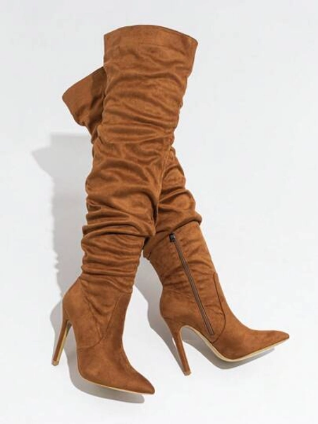 Botas Curtas Marrom Café