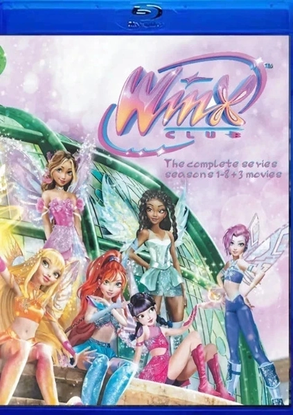 WINX CLUB: The Complete series  (Blu-ray not DVD) season 1-8+ 3 movies brand new