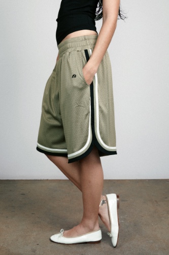 BASKETBALL SHORT - OLIVE | OLIVE / L
