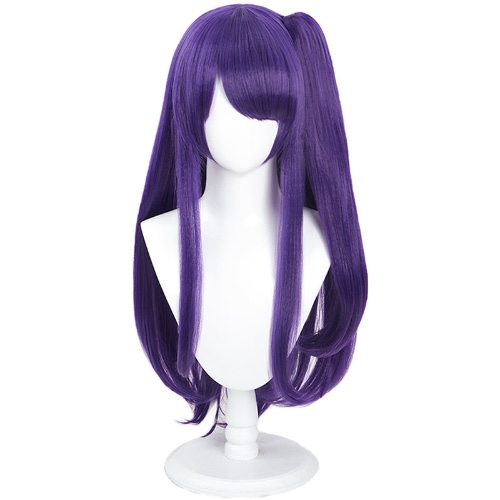 【Ready For Ship】DokiDoki Anime Oshi no Ko Cosplay Hoshino Ai Cosplay Wig / Headwear Women Purple Straight | Hoshino Ai Wig Only