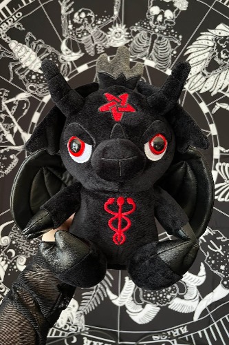Baby Dark Lord: Blackout Plush Toy | One Size / Black / 100% Poly Mix.