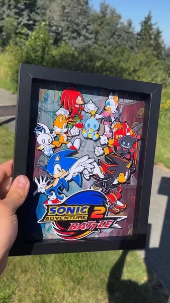 Sonic Adventure 2: Battle | Cover Art | Shadow box 