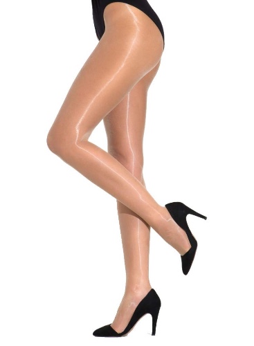 Cecilia de Rafael Eterno Super Lucido 10 glänzende Strumpfhose - S - Chocolate