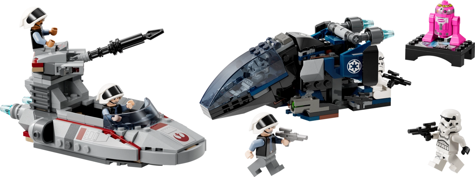 Imperial Dropship vs. Rebel Scout Speeder 40755 | Star Wars™ | Buy online at the Official LEGO® Shop CA 