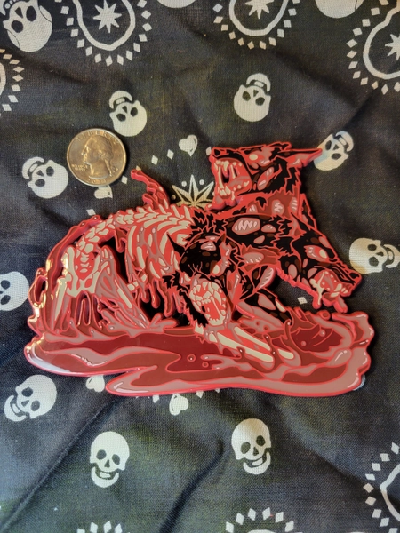 Undead Cerberus Enamel Pin